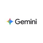 Google Gemini logo on a white background, symbolizing Google’s advanced AI platform and its growing rivalry with Siri in consumer AI assistants