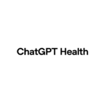 A minimalist graphic featuring the ChatGPT Health logo in black sans-serif text against a plain white background, signaling the new OpenAI ChatGPT Health initiative